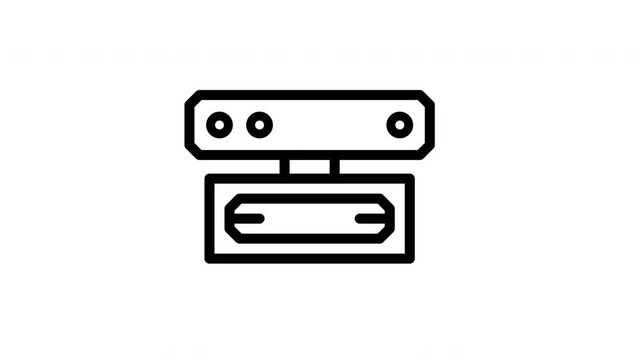 infrared minimalist stroke animation