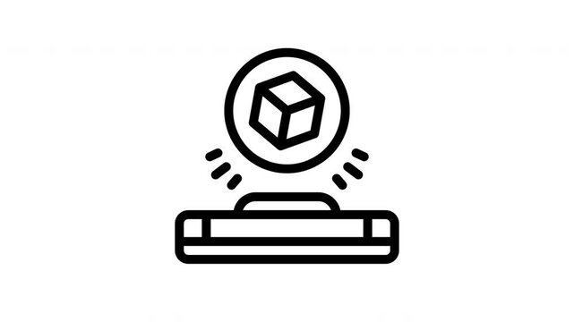 virtual reality minimalist stroke animation