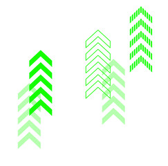Fototapeta premium Modern Chevron Arrow Pattern Graphic Element