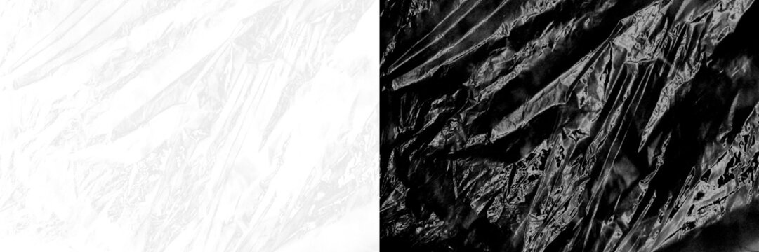 overlay texture effect  of black polyethylene HDPE recycled plastic sheets  with realistic natural light reflection. Shiny screen glare on panel surface isolated on a transparent PNG 