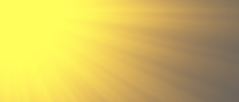  Horizontal banner template with powerful sunset light and copy space.
