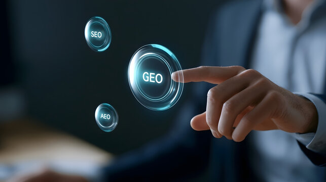 Interactive GEO Search Technology Interface