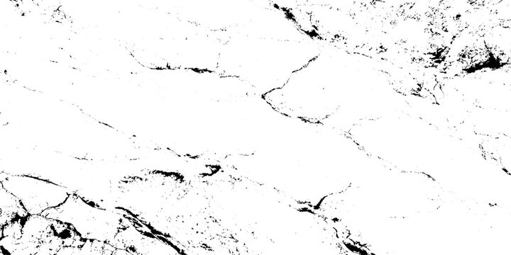 Black and white marble texture or grunge texture with scratched stains or cracks and veins