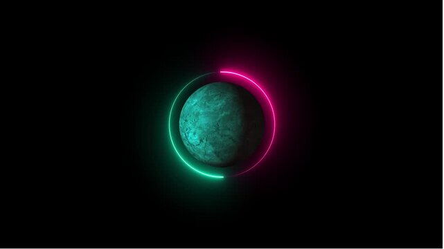 Breaking News Globe Animation with Alpha Channel &ndash; Transparent Broadcast Overlay Motion Graphics 4K video animation.