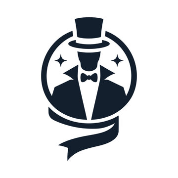 Magician Silhouette SVG | Wizard Vector Clipart