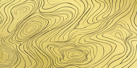 Abstract topographic map contour lines gold pattern background with topographic abstract background geography elevation cartography landscape geometric scientific navigation physical © MOHAMAD