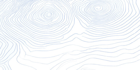 Twin peaks topographic map lines contour elevation with topographic elevation geography cartography background abstract geometric template physical navigation geological illustration © MOHAMAD
