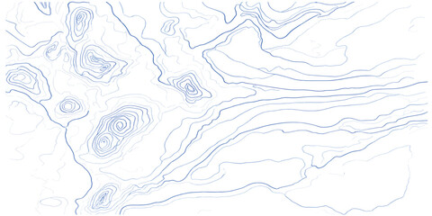Complex blue topographic map contour landscape pattern with topography elevation geography cartography abstract landscape technical navigation background minimalist stylized physical © MOHAMAD