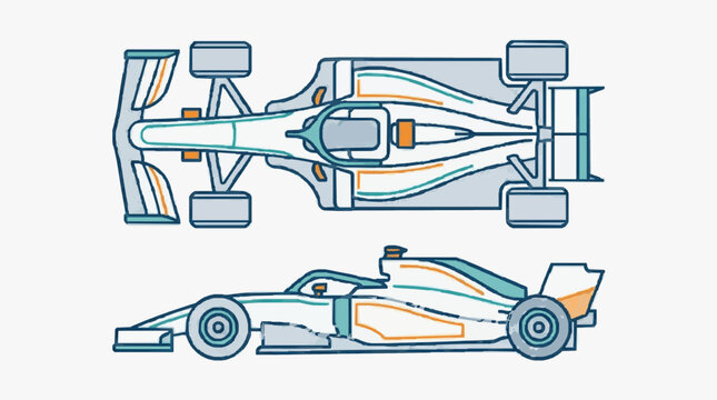 Formula One Racing Car Design Study.