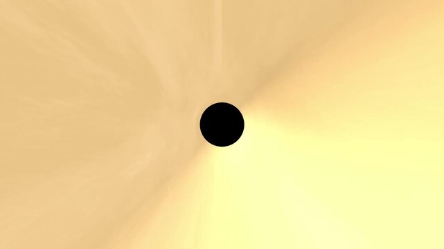 Abstract Gold Silk Fabric Tunnel Logo Transition: Hyperspace Cosmic Zoom Into Black Hole Transition