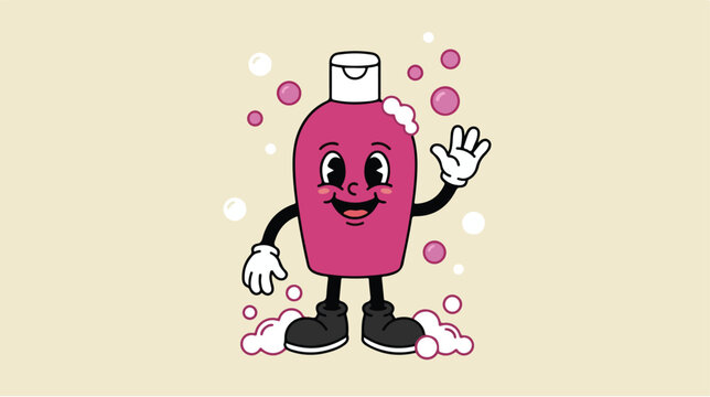 Cartoon Soap Character Illustration.