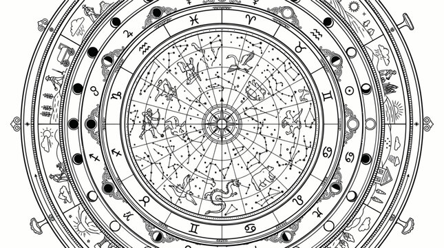 Astrology Zodiac Wheel Chart