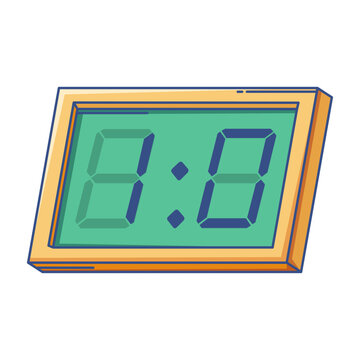 Digital LED sports scoreboard display