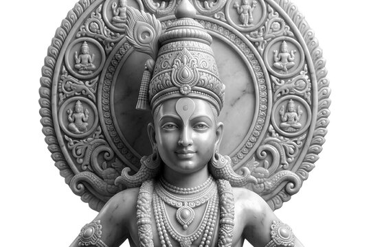 3d AI Generated of Ashadi Ekadashi festival of Lord Vitthal, Panduranga from Pandharpur, Maharashtra, India. Happy Ashadi Ekadashi	
