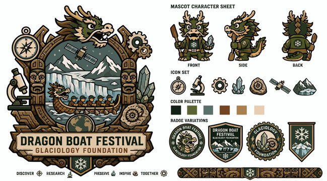 Dragon Boat Festival Vector Art Collection.