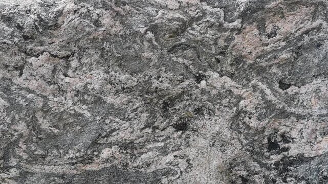 Close Up of Layered Rock Formation with Wavy Patterns