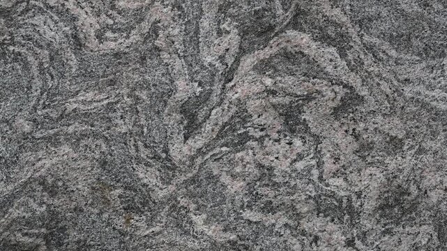 Swirling Gray Granite Stone Surface Texture