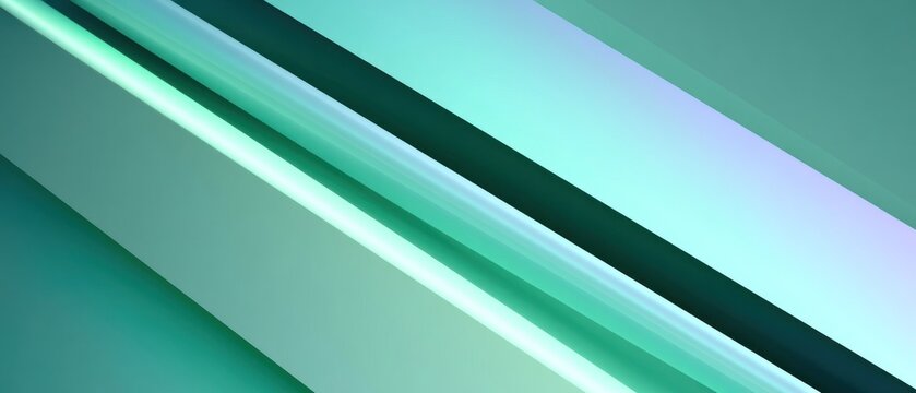 Abstract diagonal green and blue geometric background