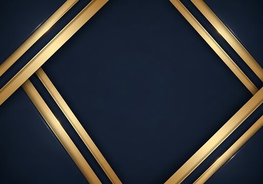 Luxury Navy Blue and Gold Backdrop