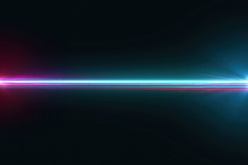 Fototapeta premium Abstract light trails with neon blue and purple streaks