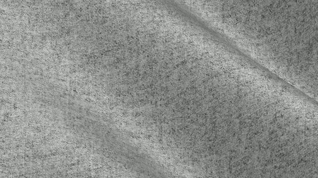 Italian Heather Gray Wool Cashmere Coating Fabric cascading in heavy soft waves of premium warm tailored material for luxury winter outerwear coats