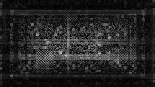 Ideal for creative projects requiring a monochrome, pixelated grid texture with a chaotic feel. Perfect for backgrounds, digital art, and web design.