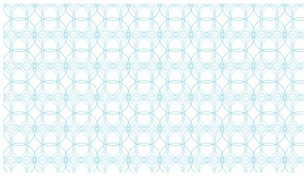 Light blue guilloche background vector with ethereal circular geometric patterns for modern bank security design.