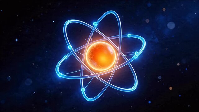 Atomic structure in space