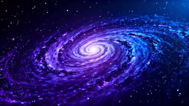 Galaxy with stars and nebula