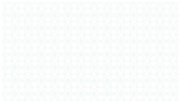 Mint green guilloche background vector with delicate circular geometric mesh for fresh secure document design.