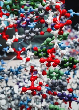 Molecular structure model Chemistry science education and Nanotechnology element