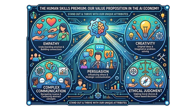 Human soft skills premium and value proposition in the ai economy