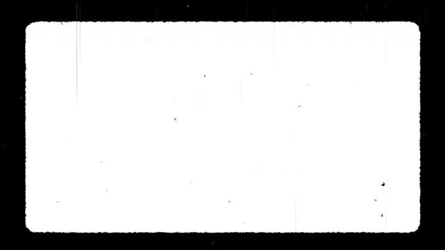 Old vintage film frame border scratch grain texture