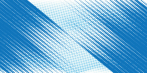 Fototapeta premium blue color pattern gradient grunge texture background. Dots pop art comics sport style vector illustration Abstract background dark white with modern corporate concept