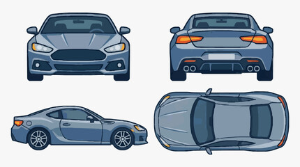 Modern Luxury Sports Coupe Designs. © Putra