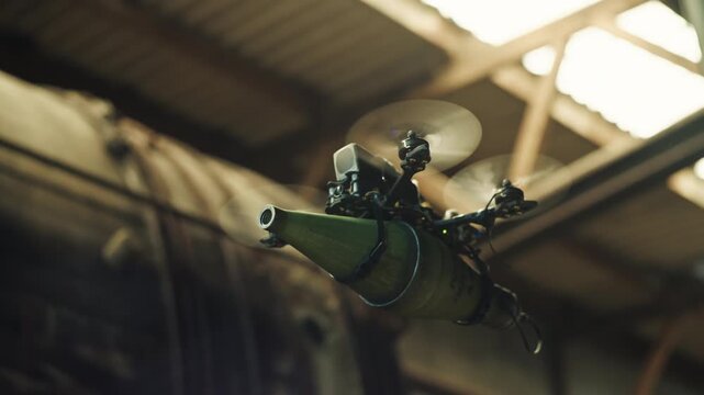 Kamikaze drone flying in slowmotion FX6
