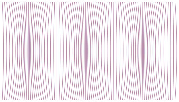 Vertical wavy lines creating a distorted grid effect in a light purple hue.