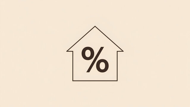 House icon with percentage