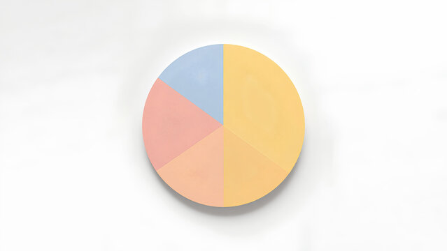 Colorful pie chart sections
