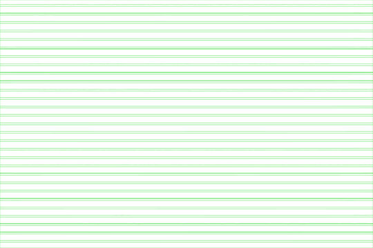 Minimalist green horizontal stripes pattern, seamless thin parallel lines background, simple geometric vector texture for stationery and web design