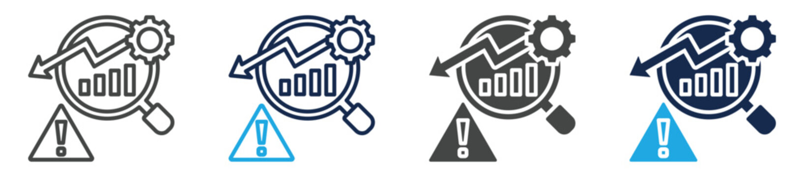 fmea icon set multiple concept