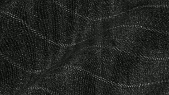 Elite Italian Charcoal Gray Chalk Stripe Wool Fabric flowing in classic corporate waves of soft ash background and traditional business pattern