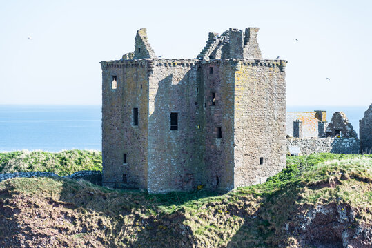 Dunnottar Castle near Stonehaven in Scotland, UK