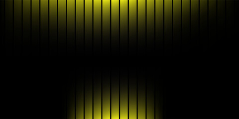 This image features a striking pattern of vertical stripes in yellow and black. The stripes are arranged in a diagonal grid  creating a sense of depth and movement simple © DESIGN