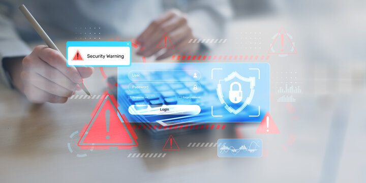 Security Warning Alert for Cybersecurity Risk Management and Enterprise Data Protection