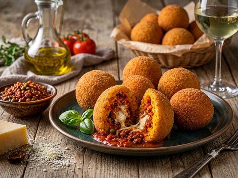Arancina palermitana - Street food sicilia
