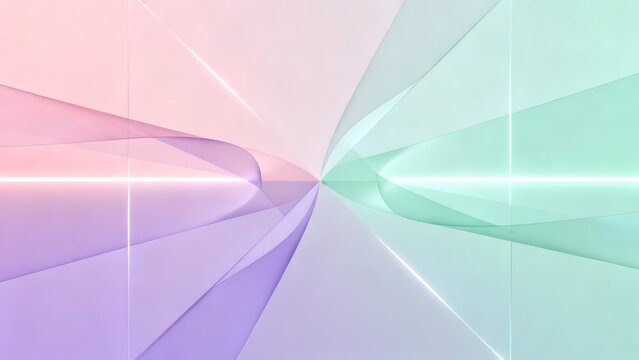Abstract geometric pattern with pastel colors