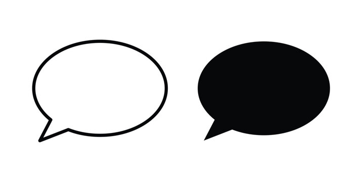 Talk bubble speech icon