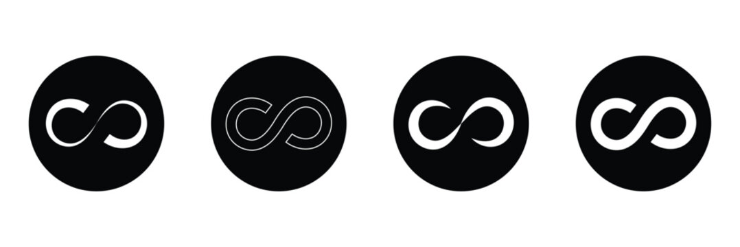 Infinity symbol, infinity loop or icon, infinity logo infinity sign symbol. EPS 10 . Vector Illustration . 