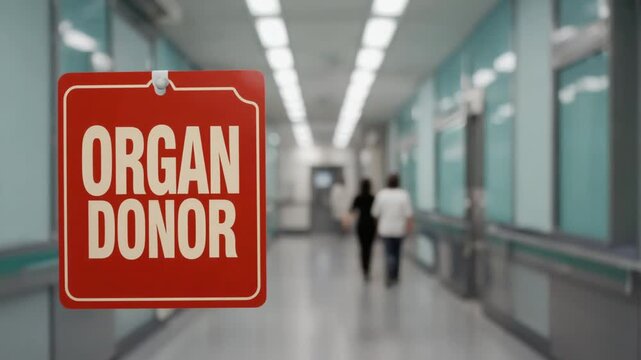 Card of an organ donor.